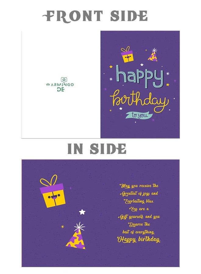 WARMINGO DE 3D Butterfly Pop-Up Happy Birthday Greeting Card | Unique Birthday Gift for Friends, Family, Girlfriend, Boyfriend | Special Surprise Card with Envelope (BIRTHDAY) - Image 4